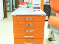 kontajner v zubnej ambulancii oranžová farba